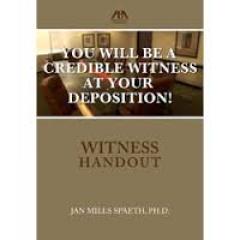 You Will Be A Credible Witness At Your Deposition VideoLibrary KF8900S682012